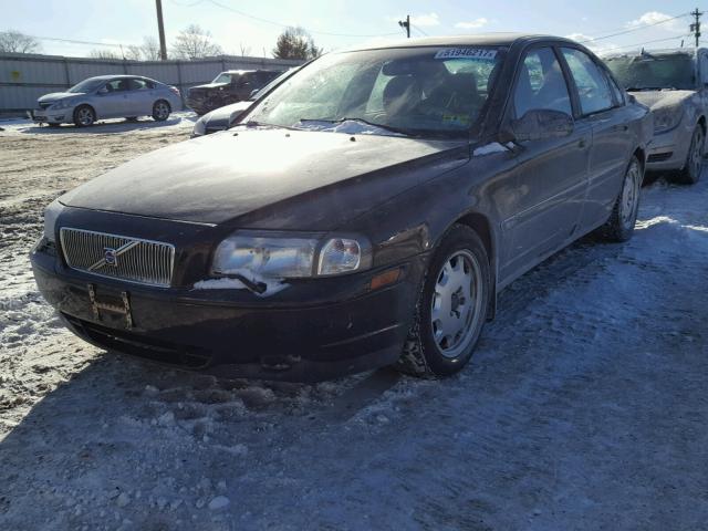 YV1TS92D621282101 - 2002 VOLVO S80 BLACK photo 2