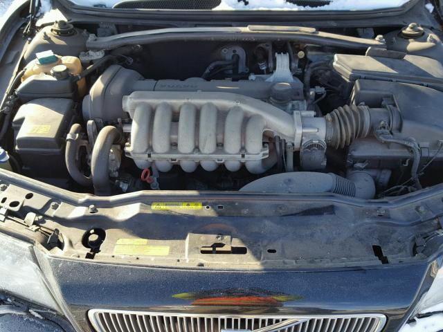 YV1TS92D621282101 - 2002 VOLVO S80 BLACK photo 7