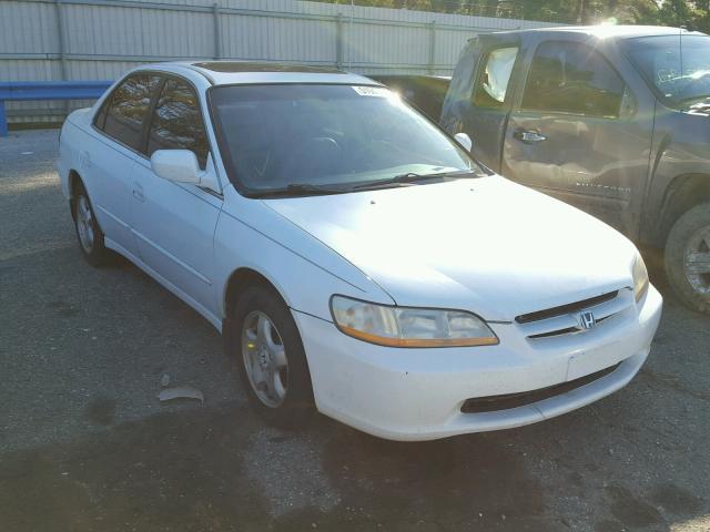 1HGCG1658YA007674 - 2000 HONDA ACCORD EX WHITE photo 1