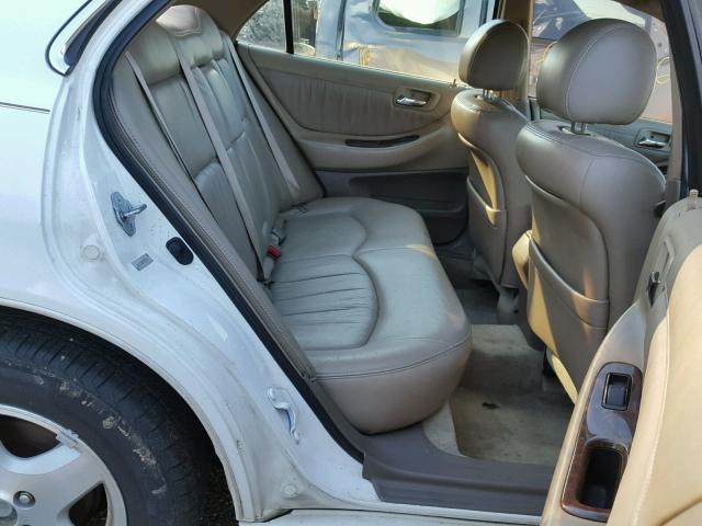 1HGCG1658YA007674 - 2000 HONDA ACCORD EX WHITE photo 6