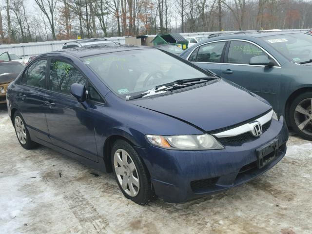 2HGFA1F57AH587201 - 2010 HONDA CIVIC LX BLUE photo 1