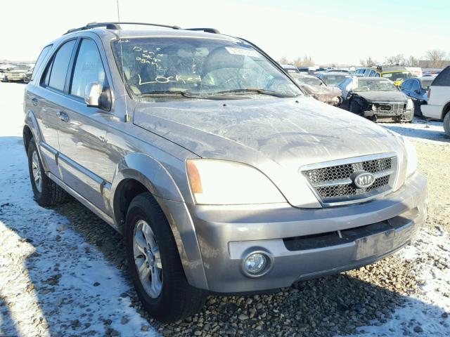 KNDJD733765543655 - 2006 KIA SORENTO EX BEIGE photo 1