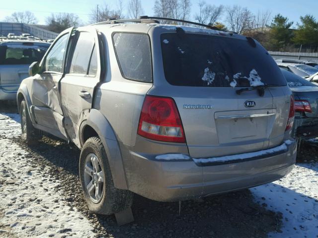 KNDJD733765543655 - 2006 KIA SORENTO EX BEIGE photo 3