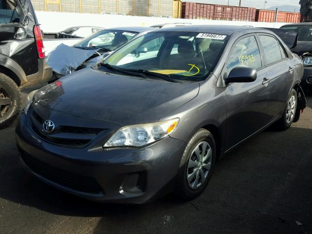 JTDBU4EE3B9146190 - 2011 TOYOTA COROLLA BA GRAY photo 2