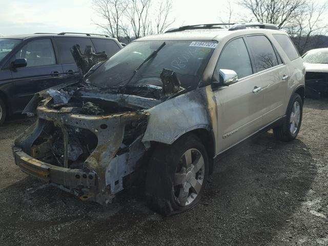 1GKEV23788J210402 - 2008 GMC ACADIA SLT BEIGE photo 2