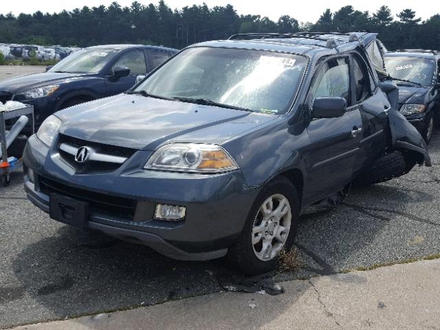 2HNYD18966H526406 - 2006 ACURA MDX TOURIN CHARCOAL photo 2