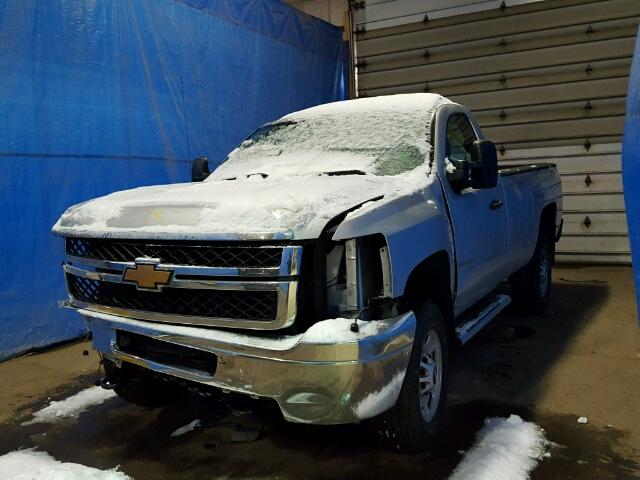 1GC0KVCG2DZ159622 - 2013 CHEVROLET SILVERADO SILVER photo 2