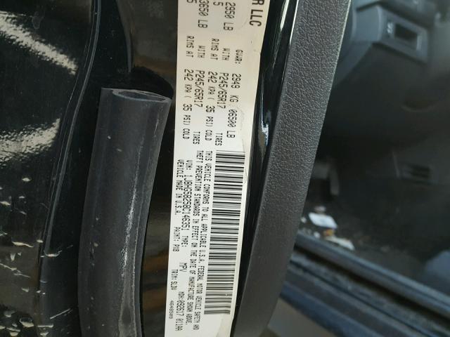 1J8HG58258C146351 - 2008 JEEP COMMANDER BLACK photo 10