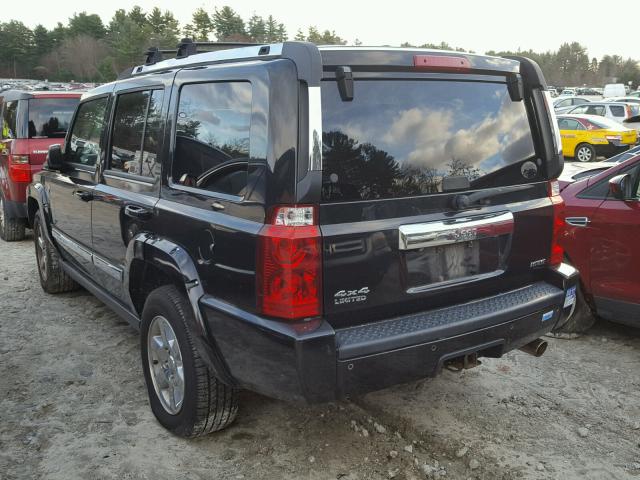 1J8HG58258C146351 - 2008 JEEP COMMANDER BLACK photo 3