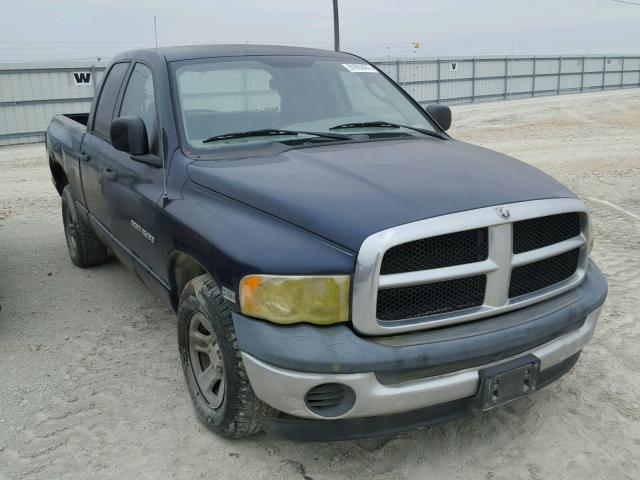 1D7HA18D03S354354 - 2003 DODGE RAM 1500 S BLUE photo 1