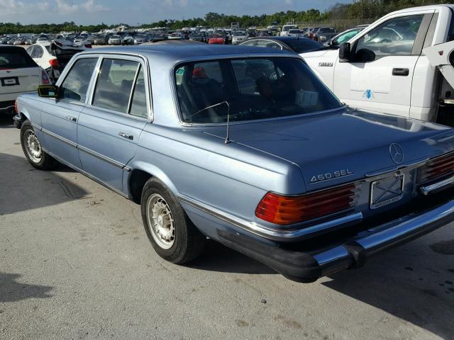 11603312046272 - 1976 MERCEDES-BENZ 450SEL BLUE photo 3