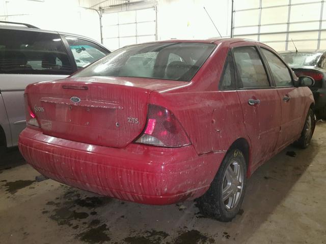 1FAFP38Z24W176955 - 2004 FORD FOCUS ZTS RED photo 4