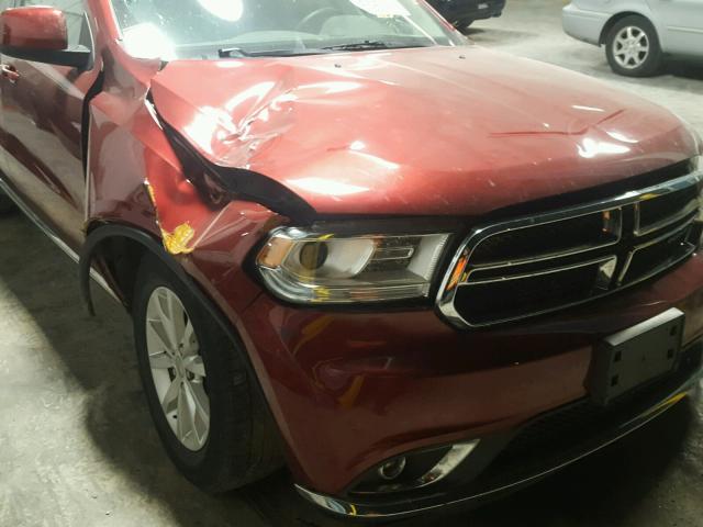 1C4RDHAG3EC313765 - 2014 DODGE DURANGO SX RED photo 9