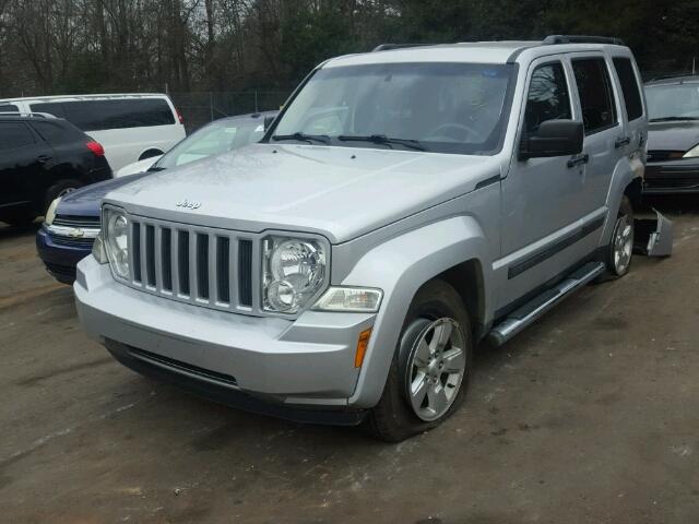 1C4PJLAK5CW105020 - 2012 JEEP LIBERTY SP SILVER photo 2