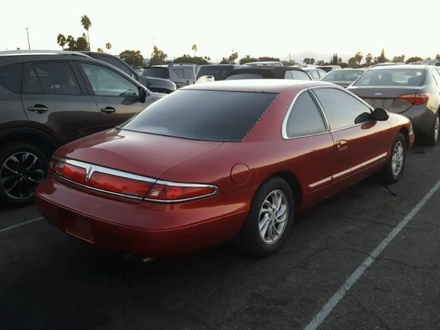 1LNFM91V1WY607673 - 1998 LINCOLN MARK VIII RED photo 4