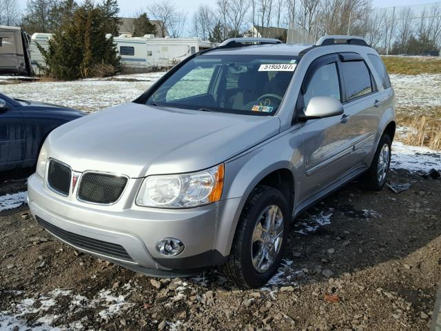 2CKDL33F386317227 - 2008 PONTIAC TORRENT SILVER photo 2