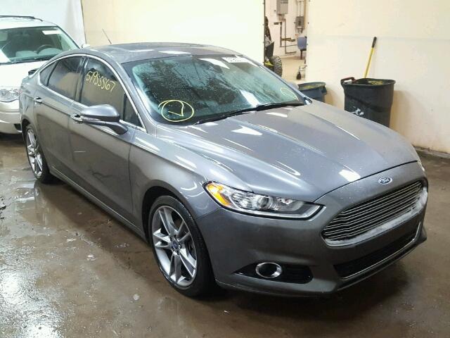 3FA6P0K99DR176574 - 2013 FORD FUSION TIT GRAY photo 1