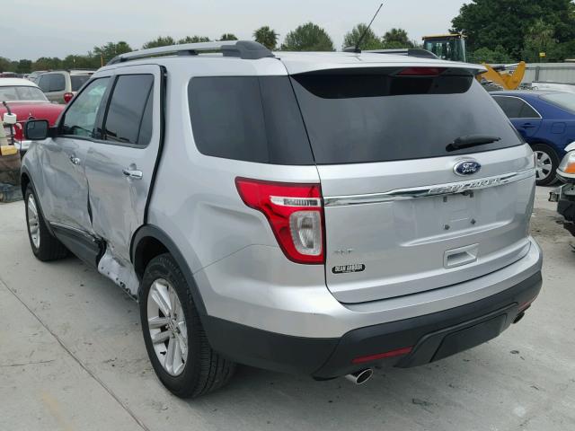 1FMHK7D88BGA21478 - 2011 FORD EXPLORER X SILVER photo 3