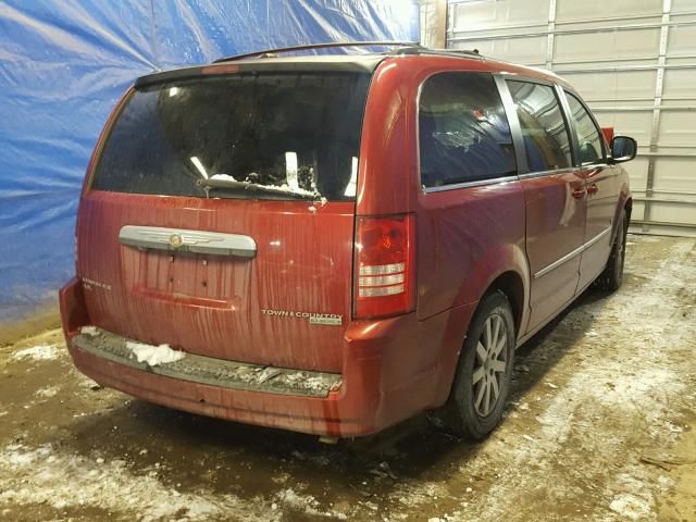 2A8HR54X99R666802 - 2009 CHRYSLER TOWN & COU RED photo 4