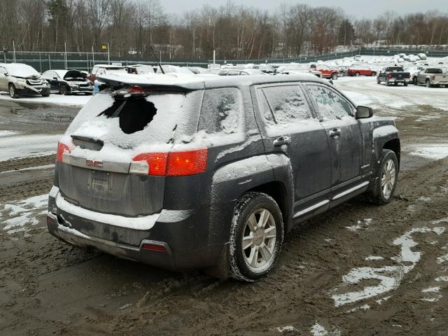 2CTFLREC7B6298750 - 2011 GMC TERRAIN SL GRAY photo 4