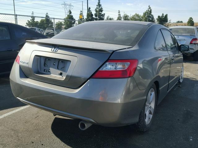 2HGFG128X7H527727 - 2007 HONDA CIVIC EX GRAY photo 4