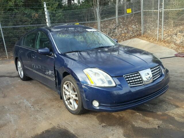 1N4BA41E54C833083 - 2004 NISSAN MAXIMA SE BLUE photo 1