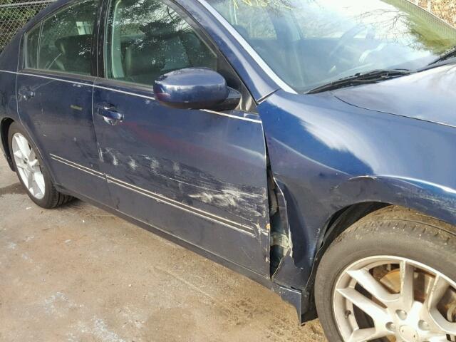 1N4BA41E54C833083 - 2004 NISSAN MAXIMA SE BLUE photo 9