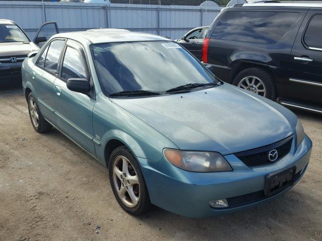 JM1BJ225910400330 - 2001 MAZDA PROTEGE LX TEAL photo 1