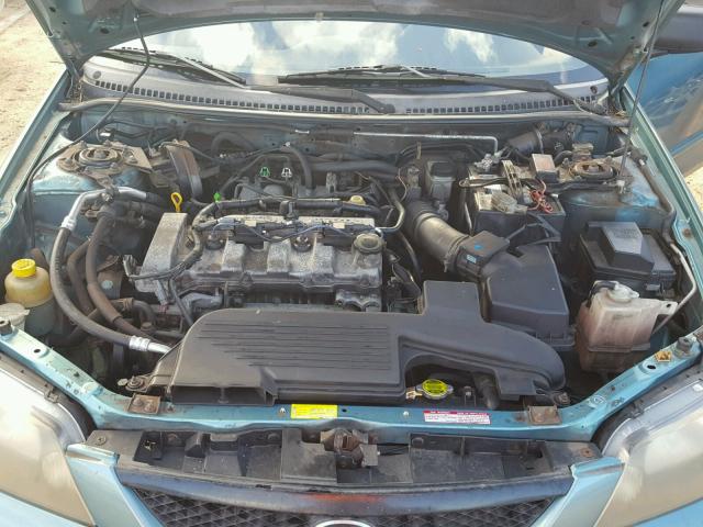 JM1BJ225910400330 - 2001 MAZDA PROTEGE LX TEAL photo 7