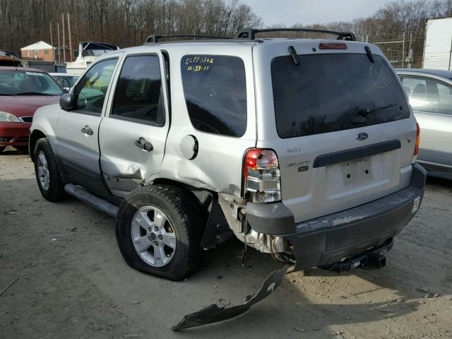 1FMYU03116KD36745 - 2006 FORD ESCAPE XLT SILVER photo 3