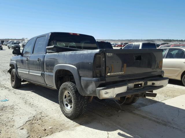 1GCHC23U05F828901 - 2005 CHEVROLET SILVERADO BLACK photo 3