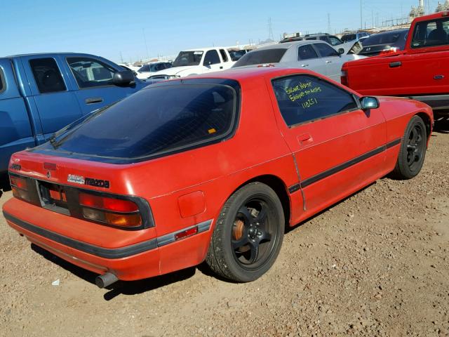 JM1FC3311J0610546 - 1988 MAZDA RX7 RED photo 4