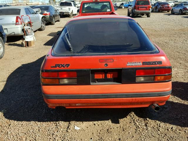 JM1FC3311J0610546 - 1988 MAZDA RX7 RED photo 6