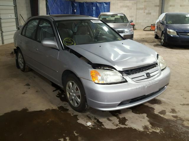 2HGES26783H613839 - 2003 HONDA CIVIC EX SILVER photo 1