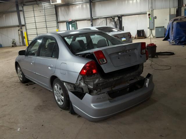 2HGES26783H613839 - 2003 HONDA CIVIC EX 银色 照片 3