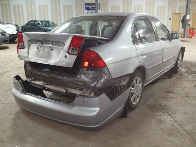 2HGES26783H613839 - 2003 HONDA CIVIC EX SILVER photo 4