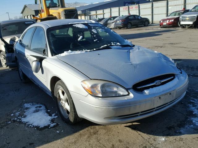 1FAHP53U51G124144 - 2001 FORD TAURUS SE SILVER photo 1