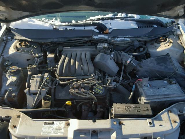 1FAHP53U51G124144 - 2001 FORD TAURUS SE SILVER photo 7