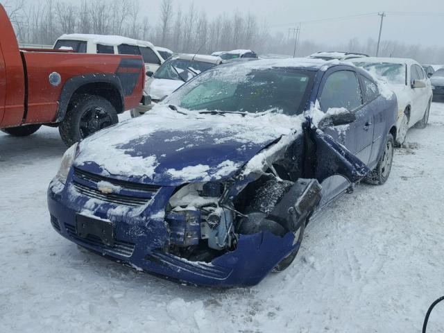 1G1AK15F477166212 - 2007 CHEVROLET COBALT LS BLUE photo 2