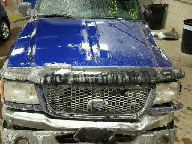 1FTZR45E62PB74805 - 2002 FORD RANGER SUP BLUE photo 7