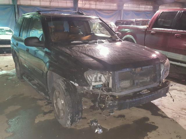 1GNDT13SX32208964 - 2003 CHEVROLET TRAILBLAZE BLACK photo 1