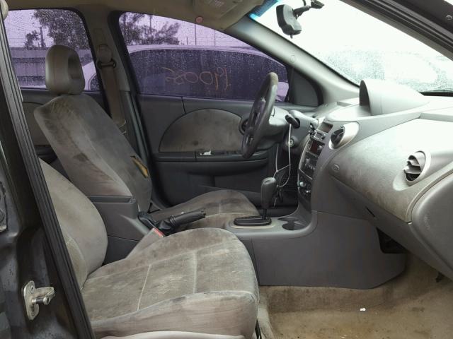 1G8AJ58F17Z142039 - 2007 SATURN ION LEVEL GRAY photo 5