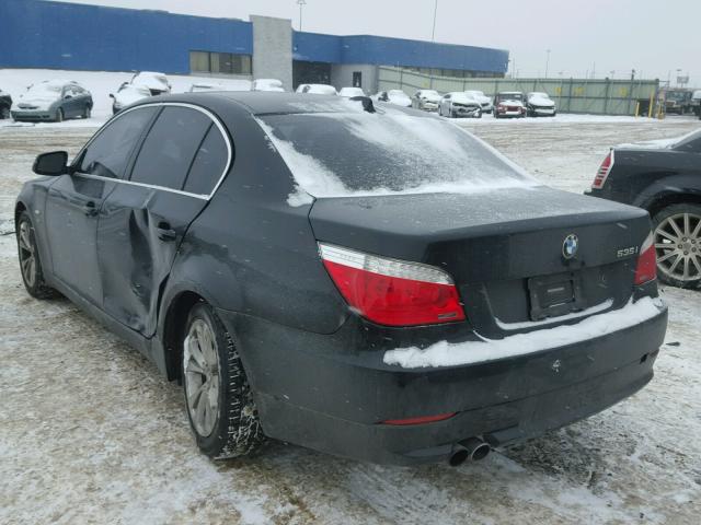 WBANV9C58AC390670 - 2010 BMW 535 XI BLACK photo 3