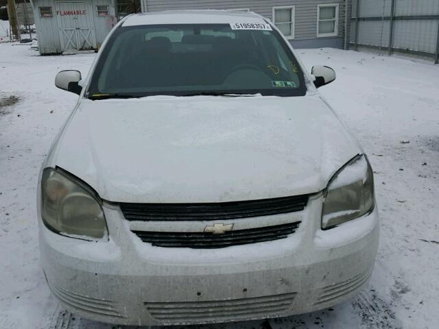 1G1AF5F57A7168657 - 2010 CHEVROLET COBALT 2LT WHITE photo 9