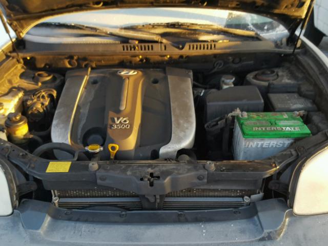 KM8SC13E84U773726 - 2004 HYUNDAI SANTA FE G BLACK photo 7