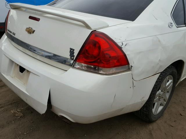 2G1WU581369327041 - 2006 CHEVROLET IMPALA LTZ WHITE photo 9