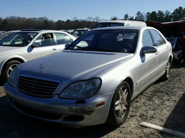 WDBNG70J03A329992 - 2003 MERCEDES-BENZ S 430 SILVER photo 2