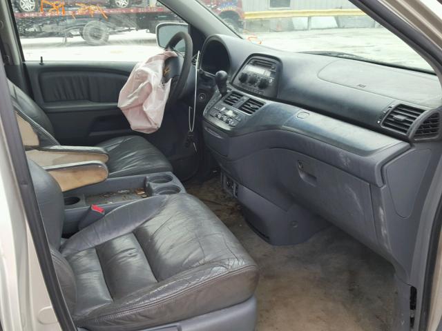 5FNRL38665B041640 - 2005 HONDA ODYSSEY EX SILVER photo 5