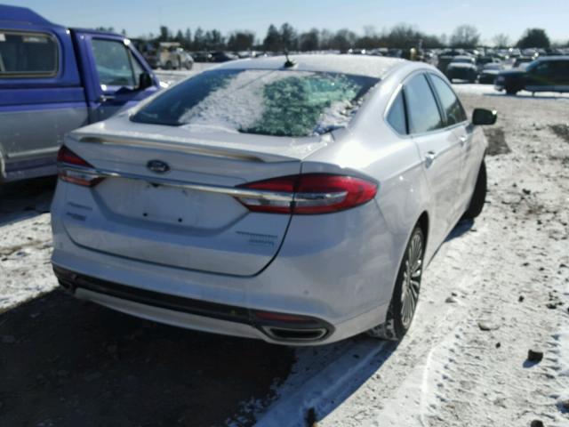 3FA6P0K91HR114768 - 2017 FORD FUSION TIT WHITE photo 4