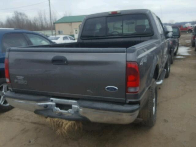 1FTNX21L13ED75229 - 2003 FORD F250 SUPER GRAY photo 4